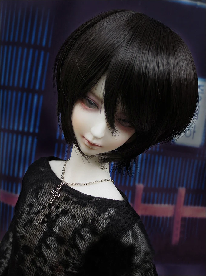 

D01-P106 children handmade toy 1/3 1/4 Doll Accessories BJD/SD doll wig Prince short hair 1pcs