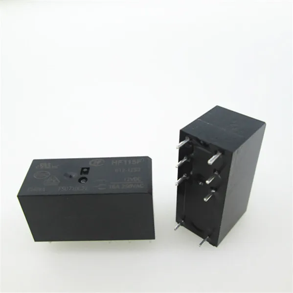 Новое реле 12V HF115F 012 1ZS3 JQX 115F 12VDC DC12V 12В 16A 250VAC DIP8|Реле| |