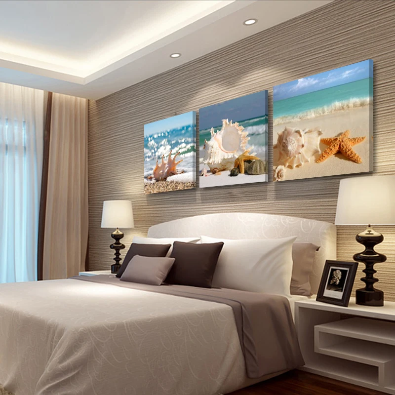 

Wall Art Canvas Painting Seascape Shell Home Decor Picture Modern Canvas Pictures for Living Room Wall Art Canvas Prints