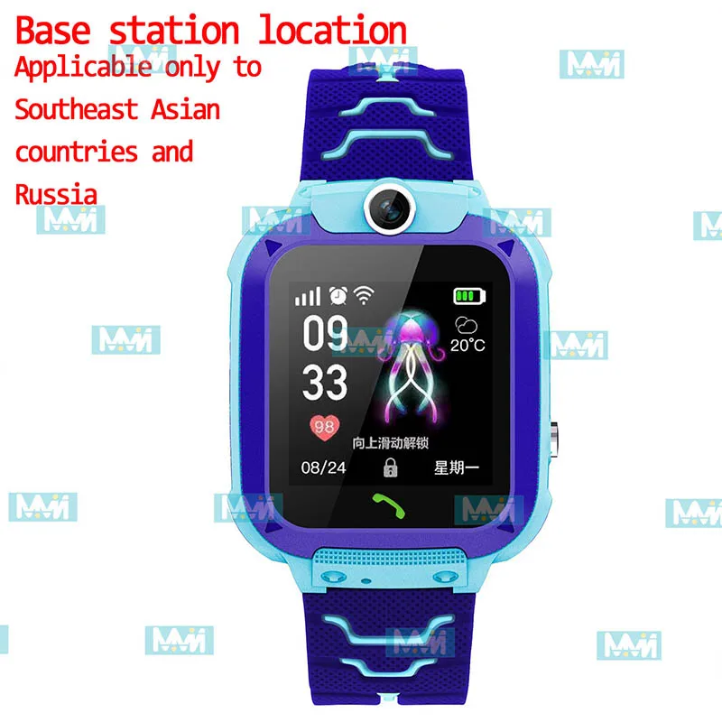 Синий MMN YDS1 Детские Смарт-часы IP67 Плавание gps сенсорный телефон smart watch SOS вызова расположение устройства трекер дети Безопасный Anti-Потерянный монитор умные часы телефон детские - Цвет: Синий