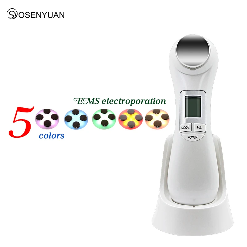 Ультразвуковой массажер для лица RF радиочастотный лифтинг EMS Электропорация