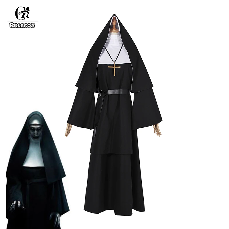 ROLECOS The Conjuring 2 Маска монашка валак Косплей Маска латексные страшные маски Хэллоуин костюм аксессуар для мужчин и женщин