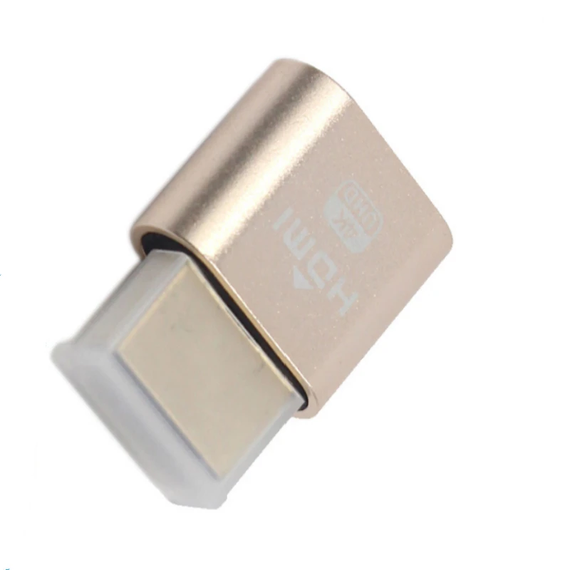 VGA адаптер виртуального дисплея HDMI DDC EDID пустышка без головы призрак эмулятор