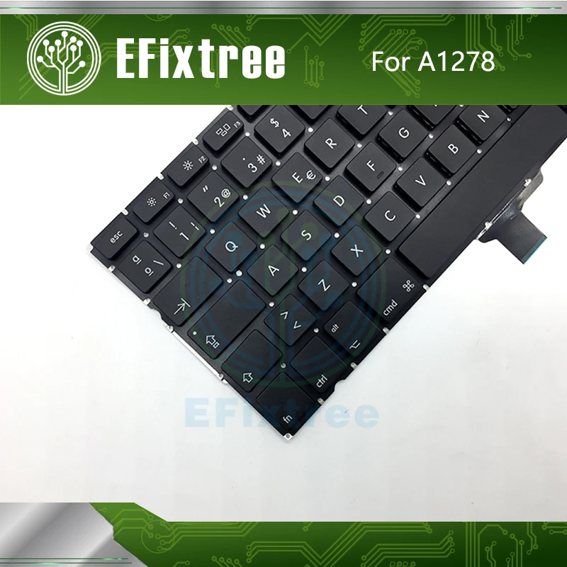 Испанская для Macbook Pro 13 ''A1278 Клавиатура с винтовой фотострочкой 2009 2010 2011 2012 EMC 2326
