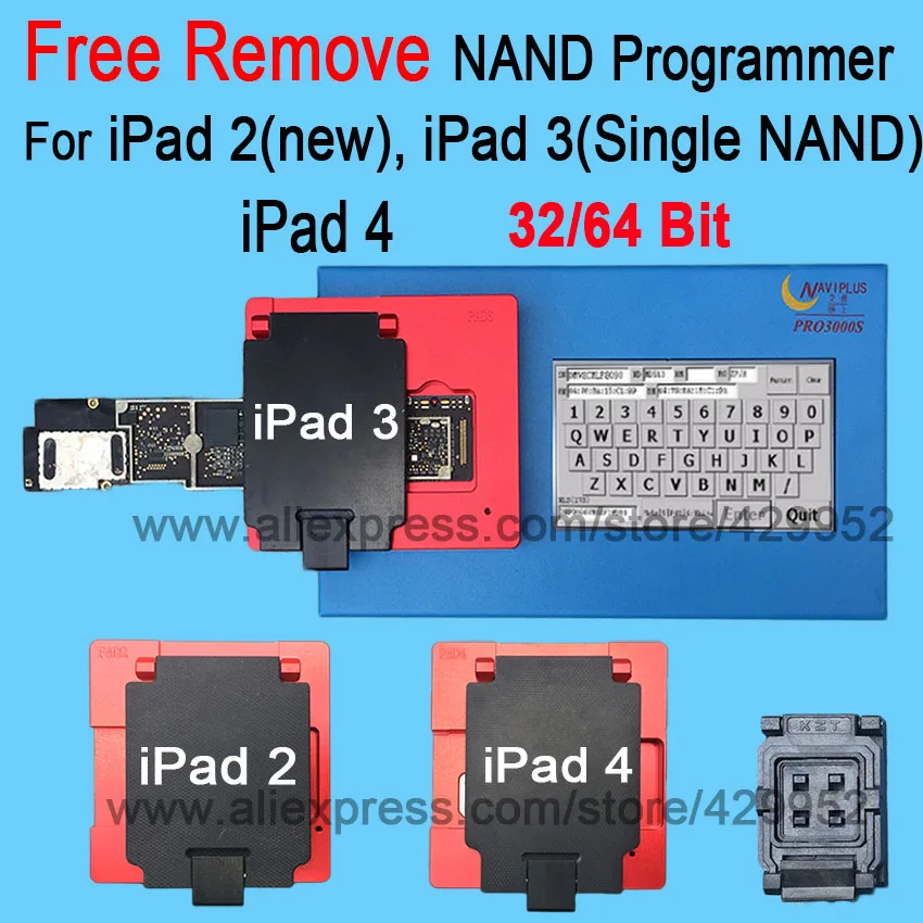 32 64 бит NAND Flash микросхема программист инструмент исправить ремонт материнской