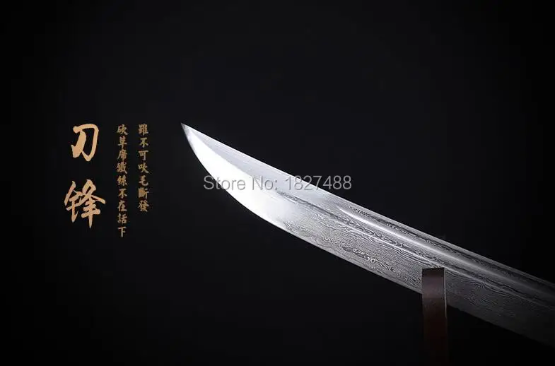 Груша Дерево Сая китайский Хан Тан кунгфу меч броги острый Полный Дамасская