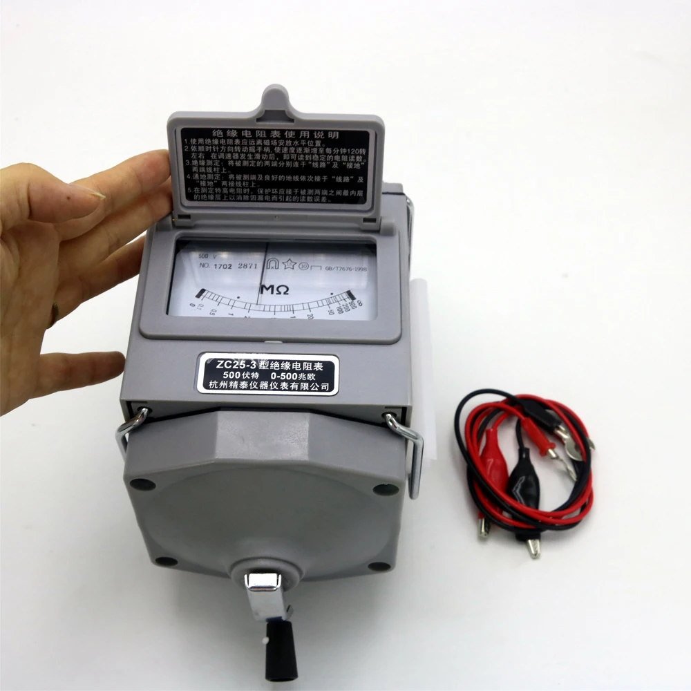 Высокое качество ZC25 3 500 В изоляции МОМ тестер сопротивления метр megger