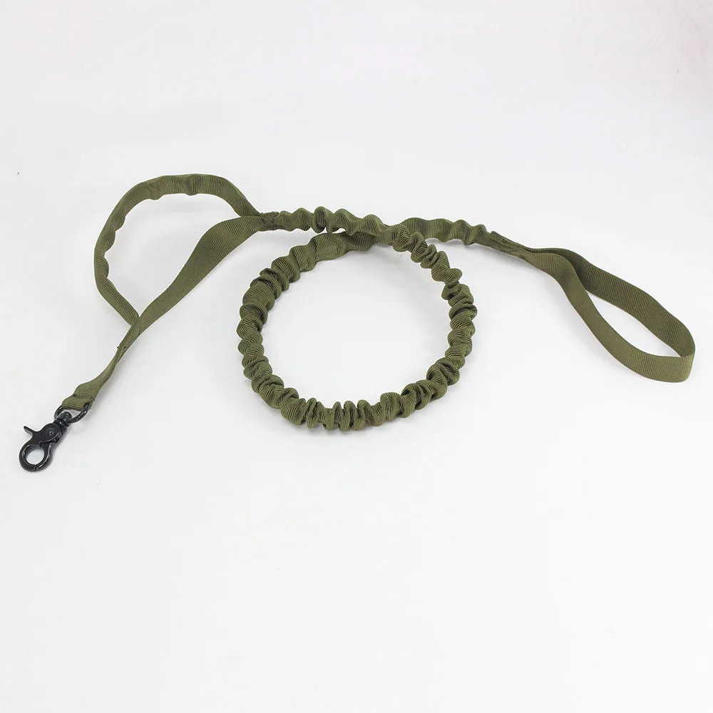 Army green Petminru водонепроницаемый собачий поводок быстрый выпуск сверхмощный панический Регулируемый военный тактический собачий поводок армейский Тактический собачий ошейник - Цвет: Army green