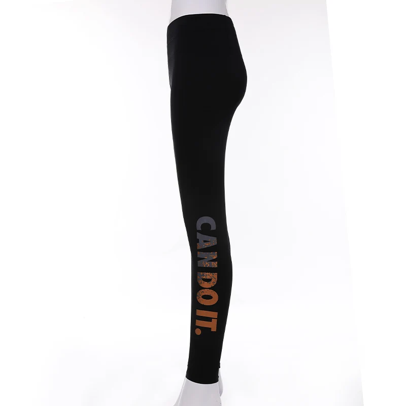 Chumoo Yoga Sports Leggings For Women Tight Golden alphabet Pants Running Tights for | Спорт и развлечения