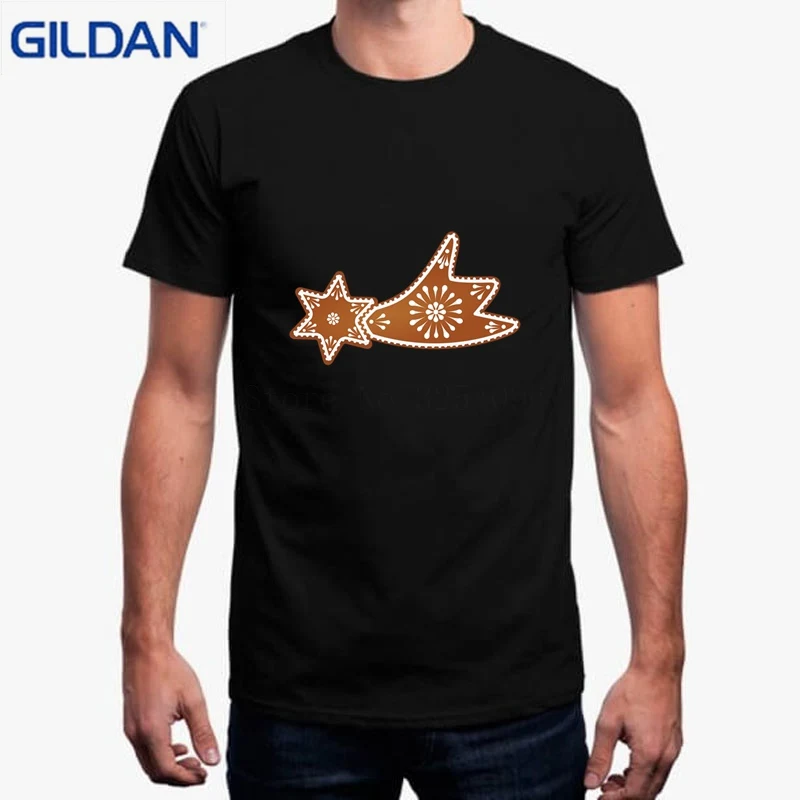 Для мужчин майка мода хип-хоп одежда Camisetas Рождество звезда коричневый футболка
