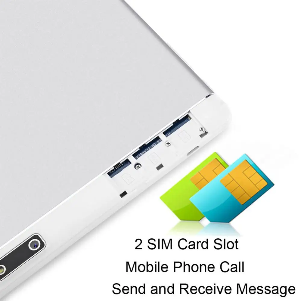 Портативный 10-дюймовый ультратонкий планшет Android 6 0 четырехъядерный планшетный