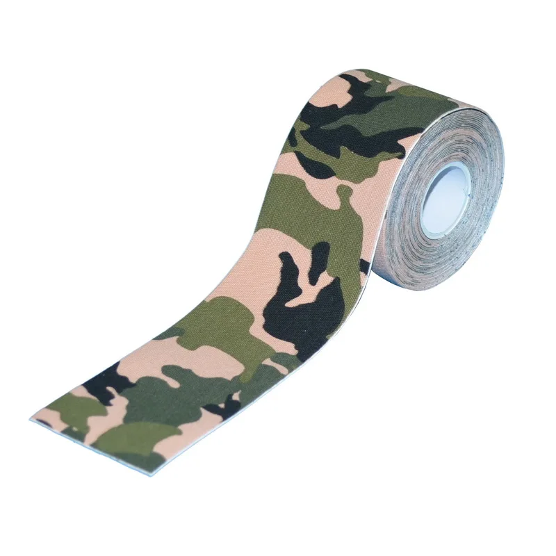 Camo Macure Tape20 цвет 5см5м Спортивная Кинезиология Лента Хлопок Рок физиотерапия Баскетбол Футбол к активный колено боль мышцы ленты - Цвет: Camo