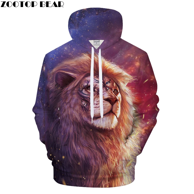 

King of Tiger 3D Hoodies Men Hoody Casual Sweatshirt Brand Pullover Autumn Tracksuit Streatwear Coat Hip Hop DropShip ZOOTOPBEAR