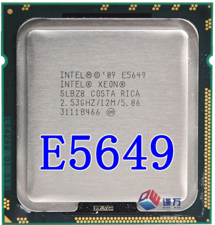 Процессор Intel Xeon e5649 2 53 ГГц 6 ядер lga 1366 б/у|free shipping oakley|free acrylic painting patternsfree kids clothing |