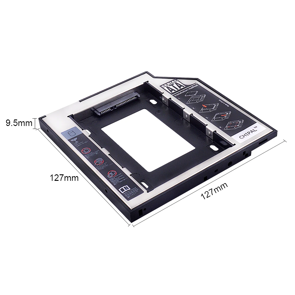 Адаптер для второго жесткого диска SATA 9 5 3 0 мм 1 шт. | Компьютеры и офис