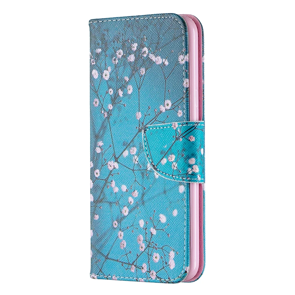 Plum Blossom Роскошный чехол для LG Stylo 4 5 K40 K50 Q60 G6 G7 ThinQ Q6 Q8 K8 K9 K10 K11 Чехол-бумажник с откидной крышкой для LG Q Stylus Coque Fundas - Цвет: Plum Blossom