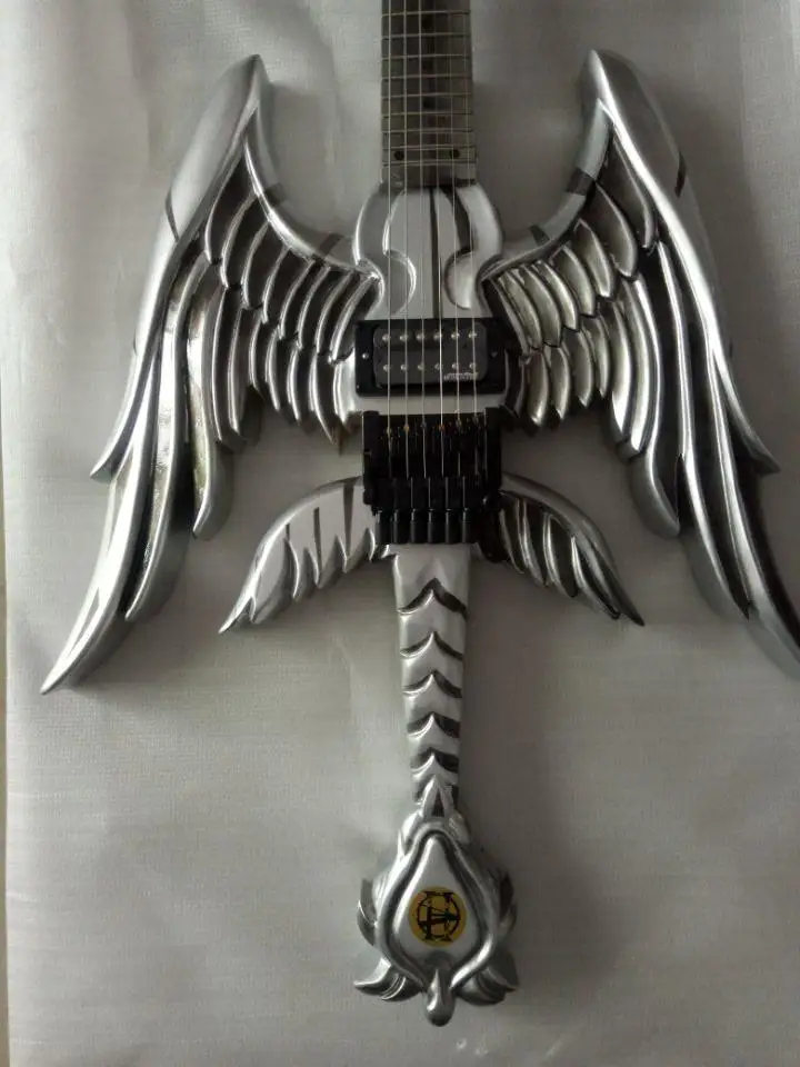 Меч ангела наивысшего качества Заводская ручная работа меч Ангела гитара
