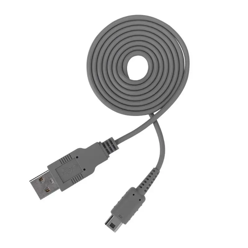 1 м USB кабель для зарядки Nintendo Wii U игровой контроллер геймпад от ноутбуков и