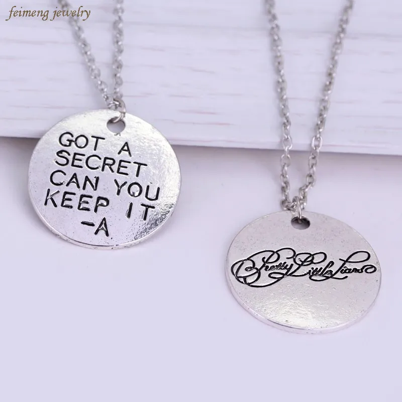 Pretty Little Liars Jewelry письмо получил секретное вы можете держать его кулон ожерелье