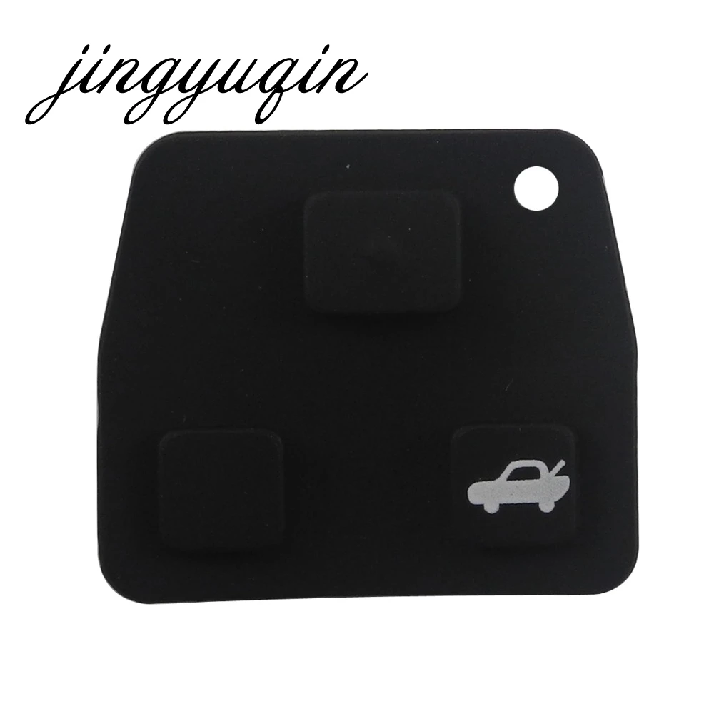 Jingyuqin 100 шт./лот Оптовая Продажа Замена дистанционного ключа силиконовая резина 2/3