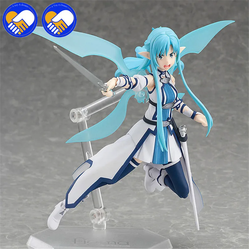 Аниме Figma 264 Sword Art Online II kiito ALO ver. ALOver Kirigaya Kazuto ПВХ фигурка Коллекционная модель