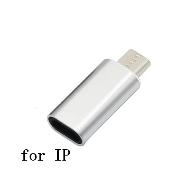 Белый CatXaa сплав полезные микро USB мужчина до 8 Pin USB кабель преобразователя Зарядное устройство передачи данных адаптер для Apple Iphone 5, 6, 7, 8, X - Цвет: Белый