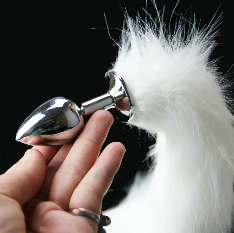 Анальная пробка для флирта металлическая хвост собаки|metal butt plug|tail anal plugbutt plug |