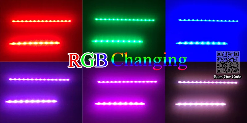 RGB светодиодный водонепроницаемый светильник для аквариума погружной лампа с