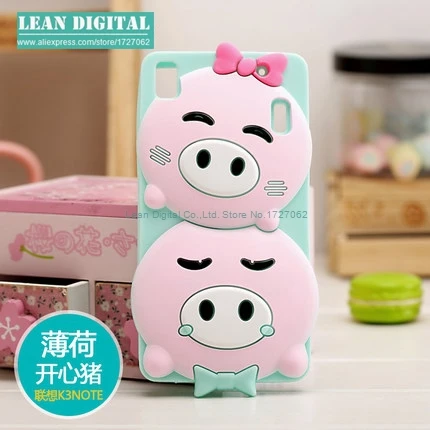 Телефон чехол k3 Note милый 3D комикс силиконовая резина защитное задняя часть для