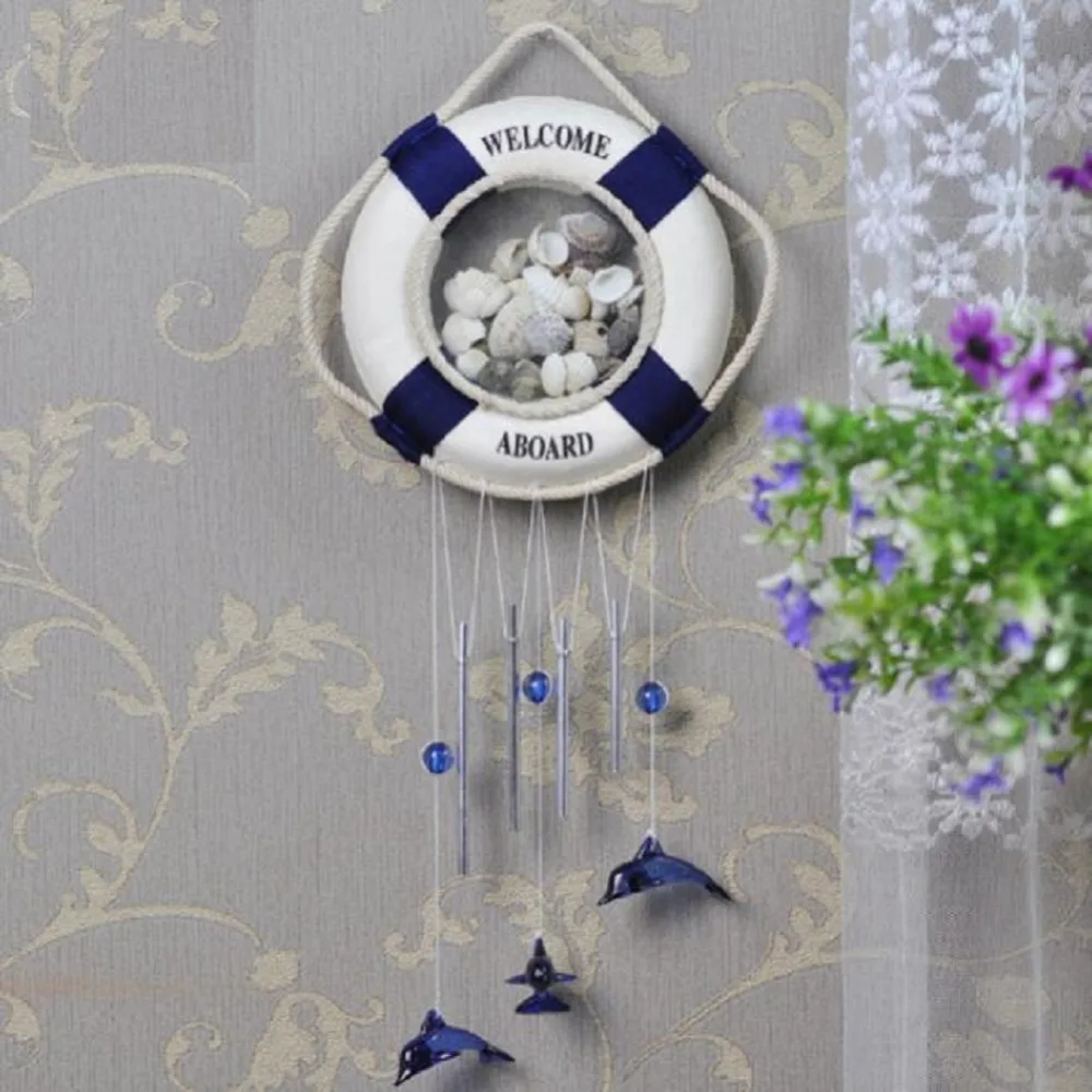 

Добро пожаловать на борт морской жизни кольцо Windchime 15-дюймовый W3111