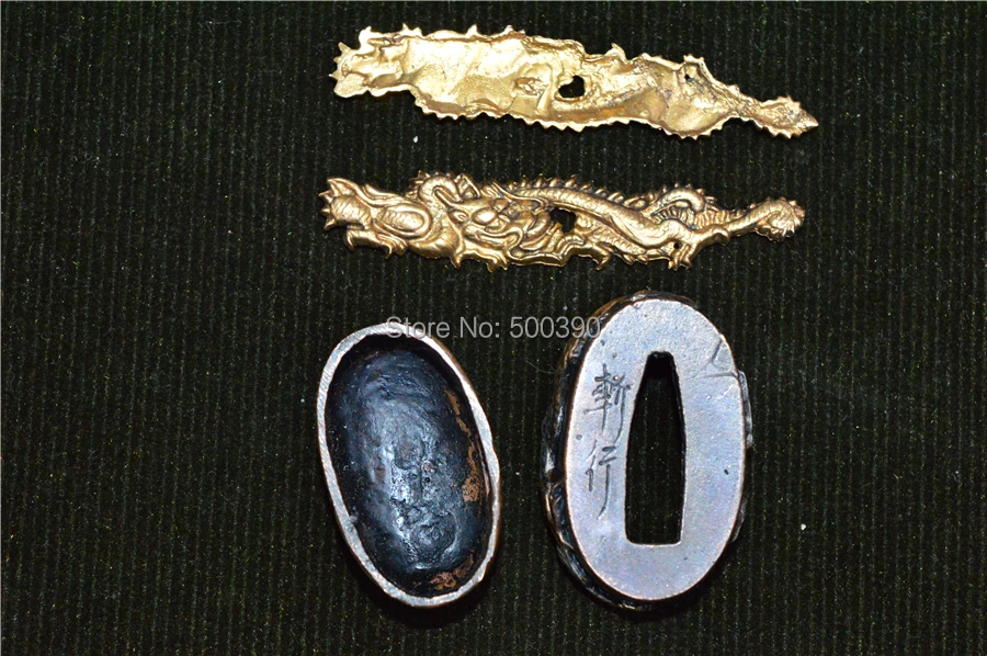Фитинг латунный защитный Tsuba для японского катаны меч аксессуар набор с