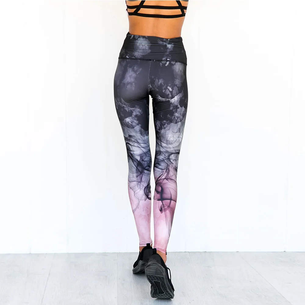 Dragon Fit, комплект из 2 предметов, с принтом, для йоги, для женщин, для фитнеса, для спортзала, спортивный бюстгальтер и длинные леггинсы, для тренировок, для бега, спортивный костюм для женщин