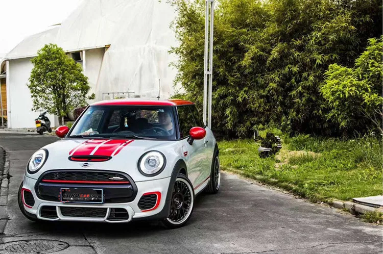 F55 F56 JCW стиль pp материал передний бампер задний бампер и выхлопные наконечники
