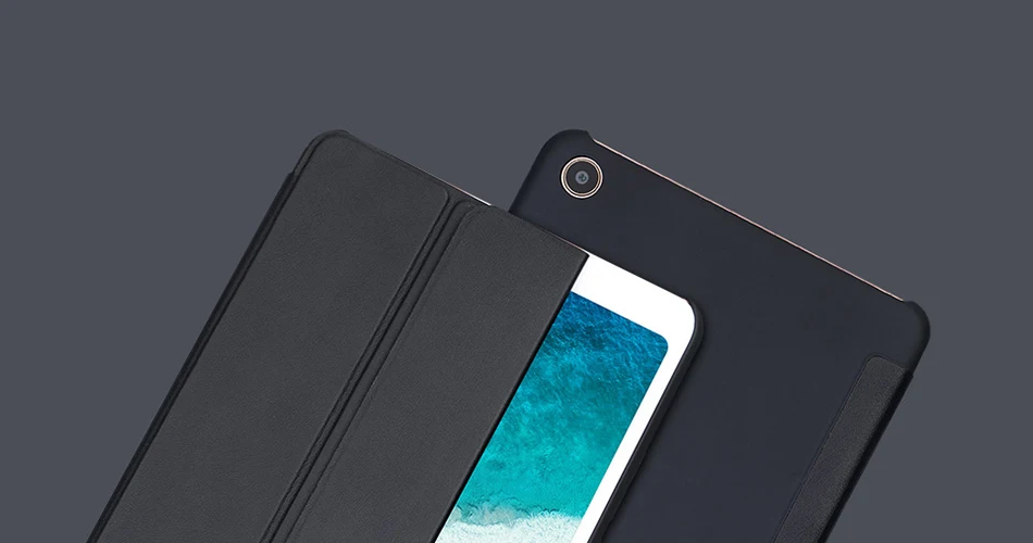 Xiaomi mi Pad 4 Чехол Smart Wake черный/серый чехол Smart Flip Protecter PC сумка+ PU материал для Xiao mi Pad 4
