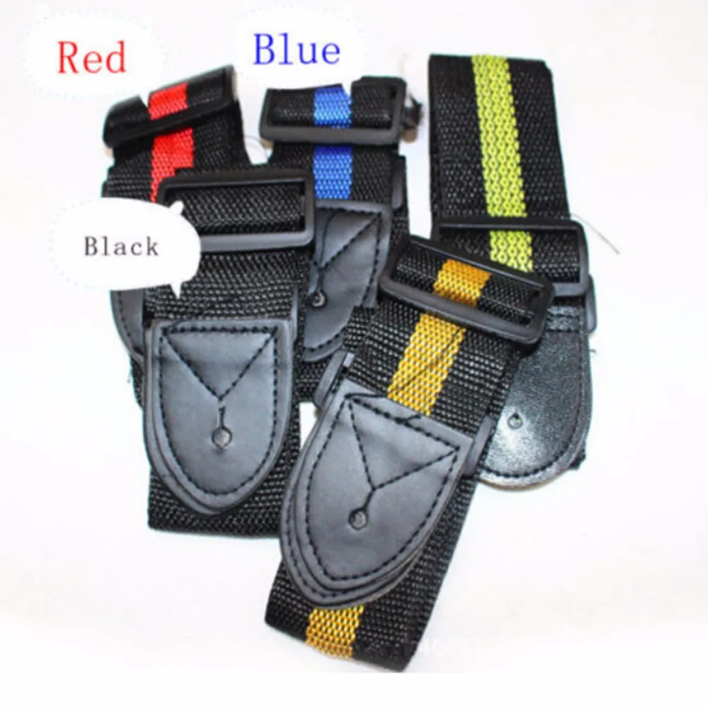 130cm Adjustable Durable Nylon Guitar Strap Electric Acoustic Bass IRIN Ukulele Belt With PU Leather Ends | Спорт и развлечения