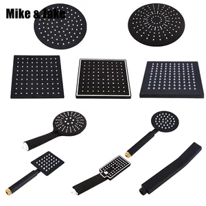 Насадка для душа черная ручная, аксессуары для душа, биде, шланг для душа, набор из латуни