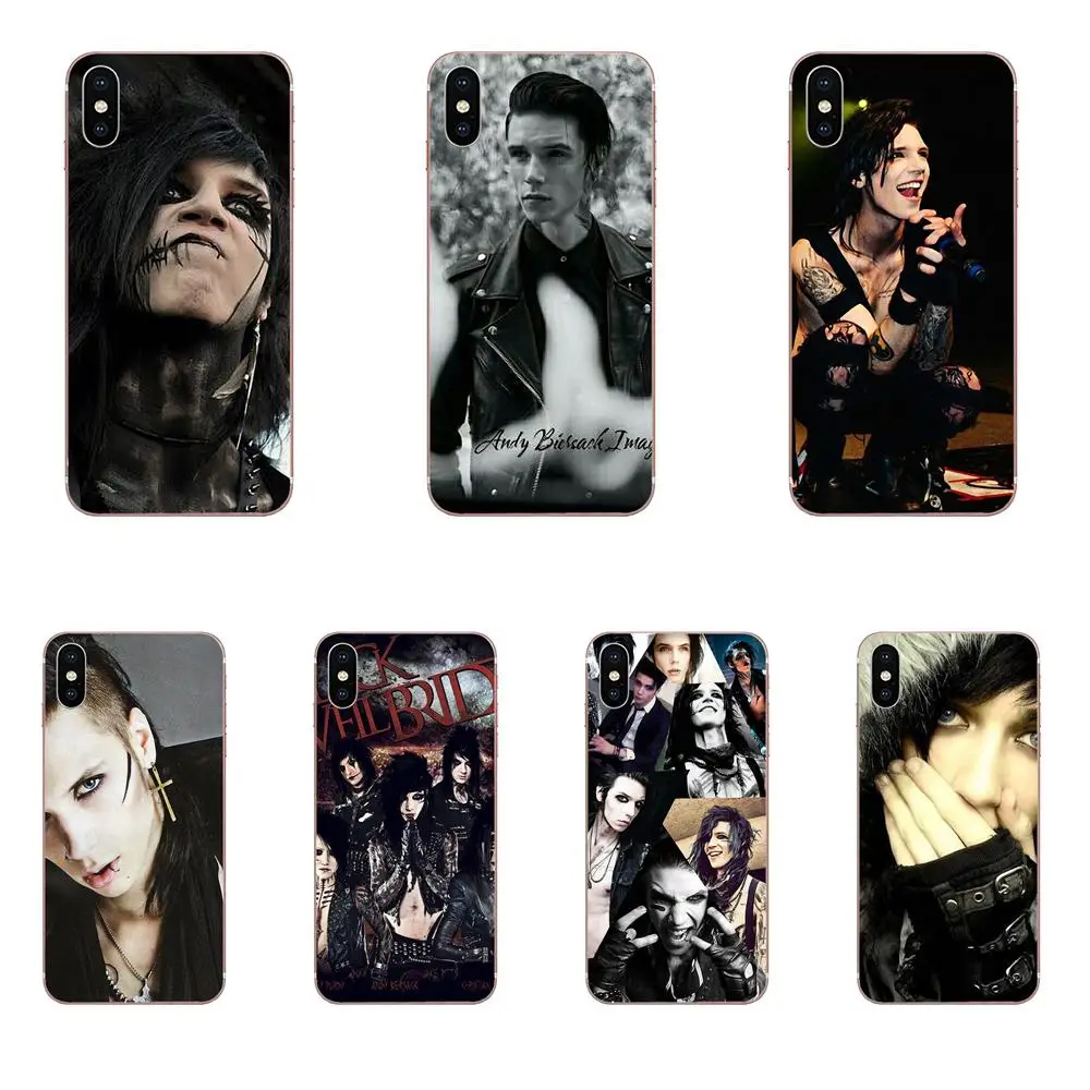 Прозрачные чехлы для смартфонов Band Black Veil Brides Xiao mi 3 4 4C 4i 5 5s 5X6 6X A1 Max x 2 Note