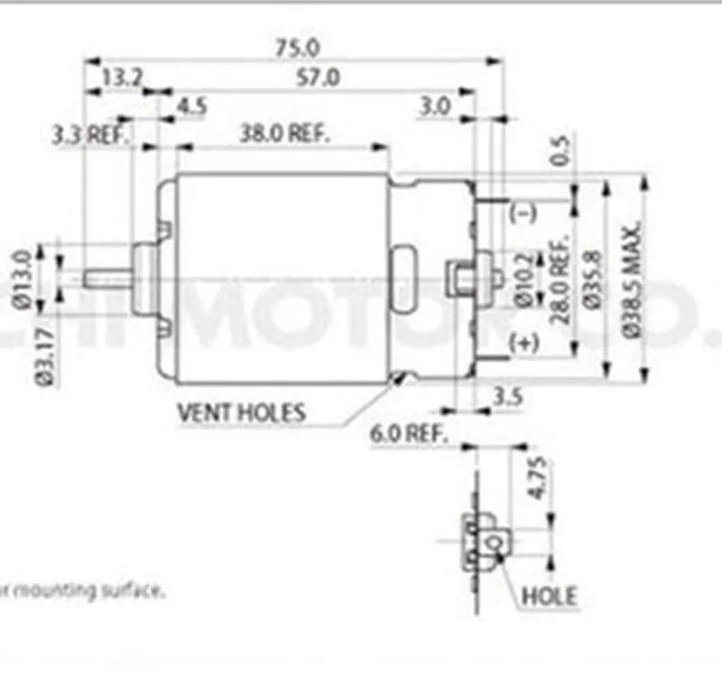 Электродвигатель с 12 зубцами RS-550VC DC 21 в 6 24 25 для электрической дрели Fire BOSCH DeWALT MAKITA