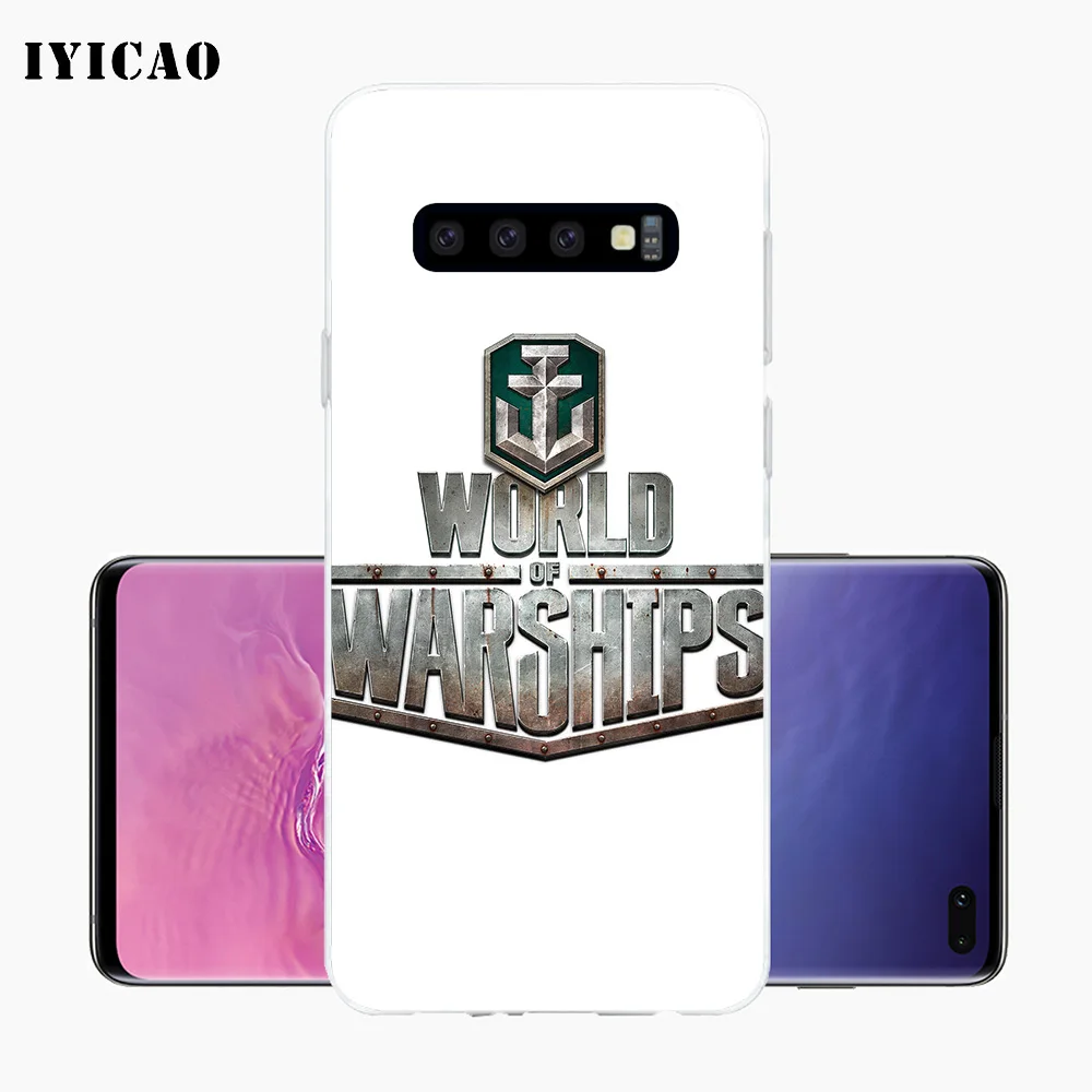 IYICAO World Of Warships Мягкий силиконовый чехол для телефона Samsung Galaxy S10e S10 S9 S8 Plus S7 Edge из