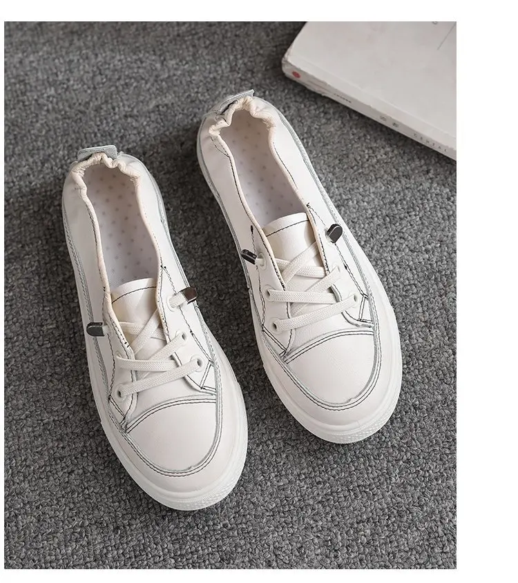 2019 New Fashion Sneakers Super-fiber Leather Students' Casual Shoes Women's Vulcanized Women Drop Shipping | Обувь
