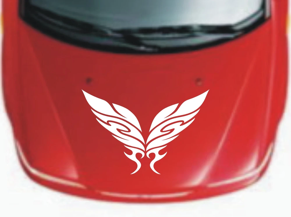 Автомобильные наклейки с крыльями бабочки летающими гонками 26 ''x 17''