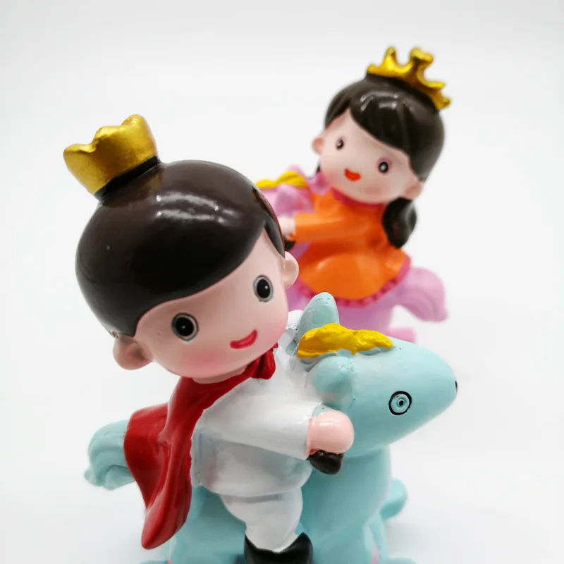 Принц и принцесса полимерная для торта Топпер украшения на день рождения