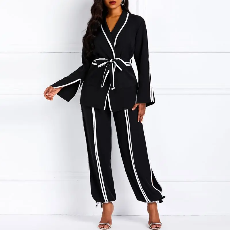 Осень 2019 африканская Повседневная элегантная офисная Дамская одежда размера