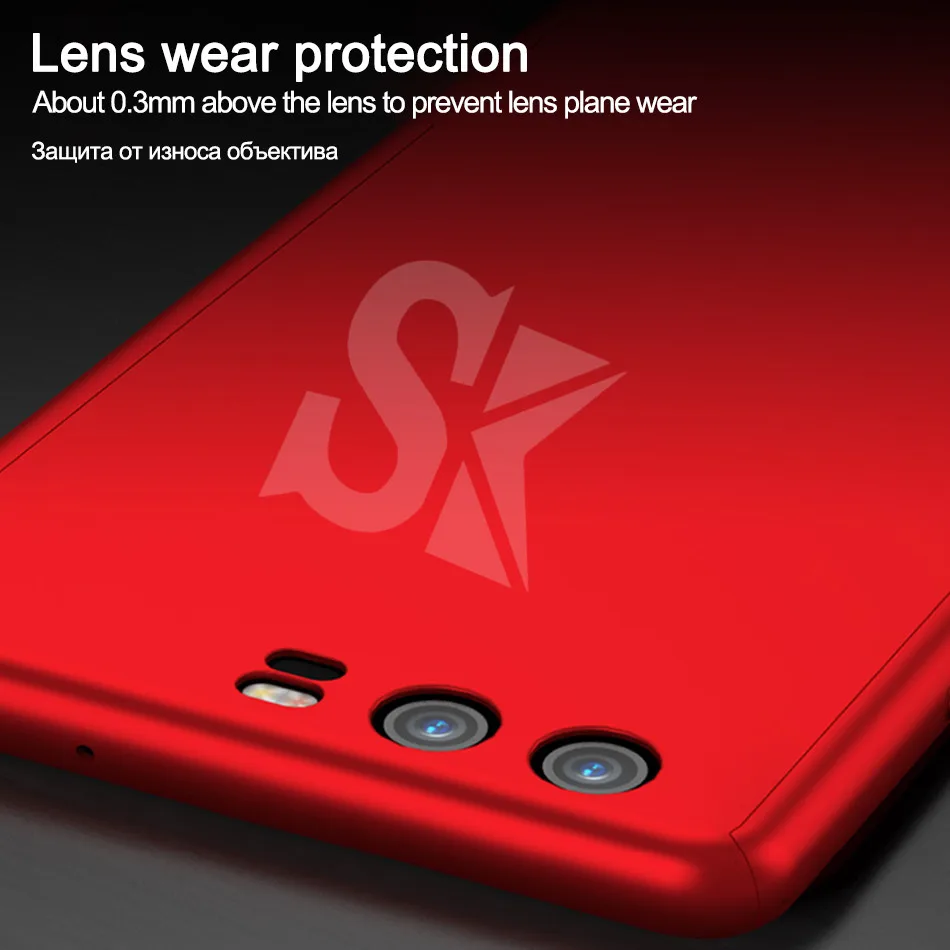 SK 360 Degree Full Cover Cases For Huawei P20 Lite P10 Fundas With Tempered Glass Phone Case Mate 10 |