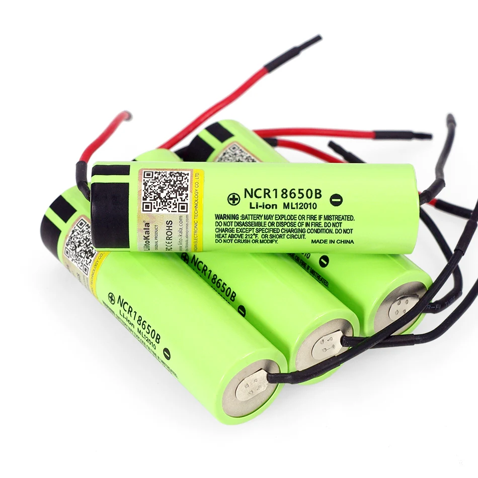 1-10 шт Liitokala новая Оригинальная NCR18650B 3,7 V 3400mAh 18650 перезаряжаемая литиевая батарея для батареи+ DIY Linie