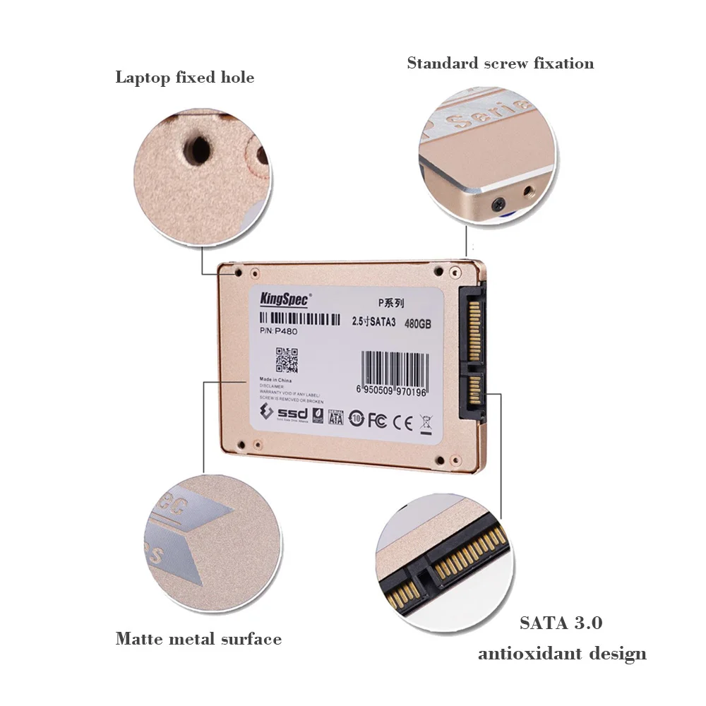 Жесткий диск 2,5 SATA 2," SATAIII 60 ГБ 120 ГБ 240 ГБ 480 ГБ 960 ГБ SSD твердотельный накопитель Жесткий диск с кэшем P480 P960 для настольного ноутбука