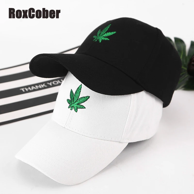 Мужские и женские бейсболки RoxCober модные Хлопковые с вышитой травой регулируемые