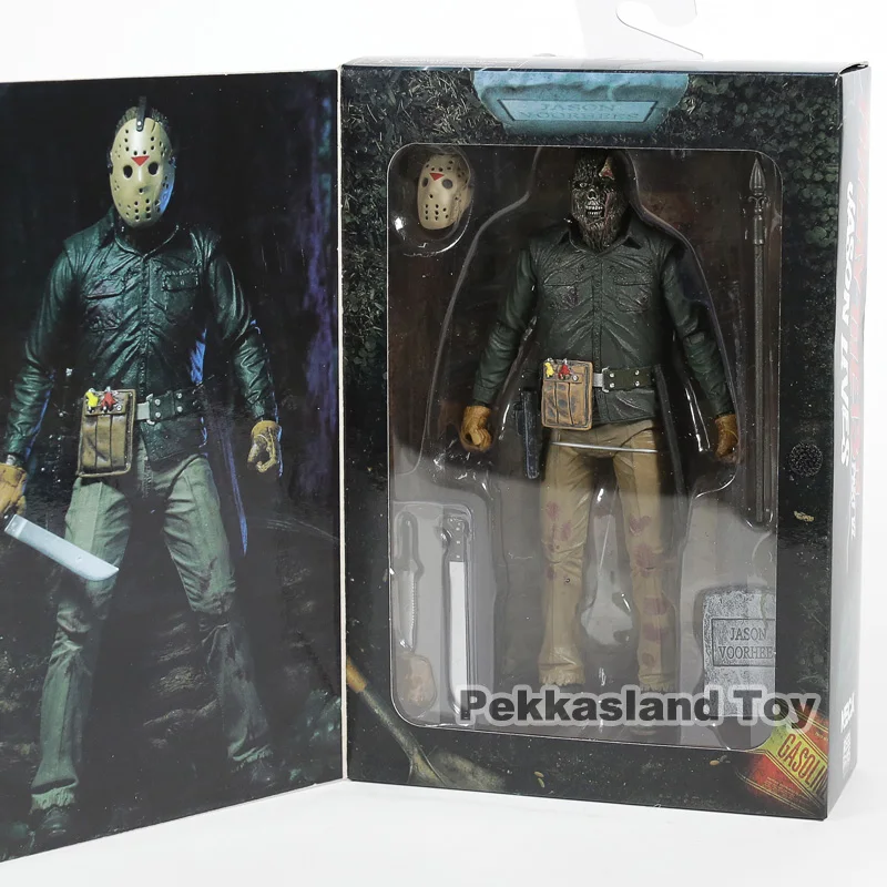 NECA Friday the 13th Jason Voorhees " ПВХ фигурка Коллекционная модель игрушки