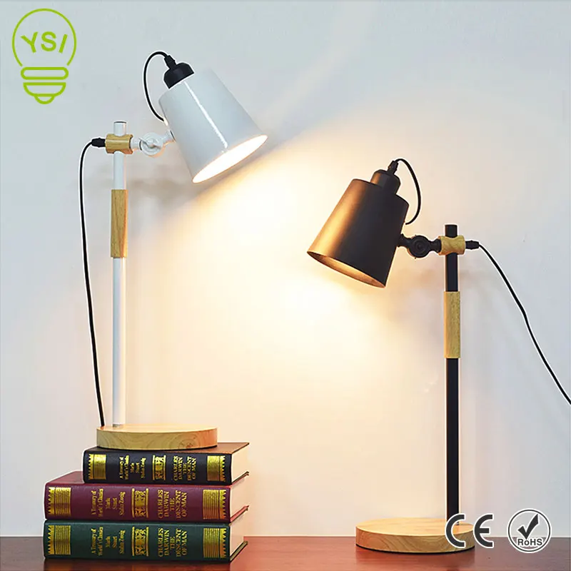 Американский гибкий поворотный кронштейн настольная лампа студентов общежитии