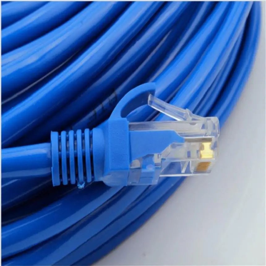 Аксессуары HIPERDEAL запчасти цифровые кабели новинка 100 футов Cat5 RJ45 Ethernet